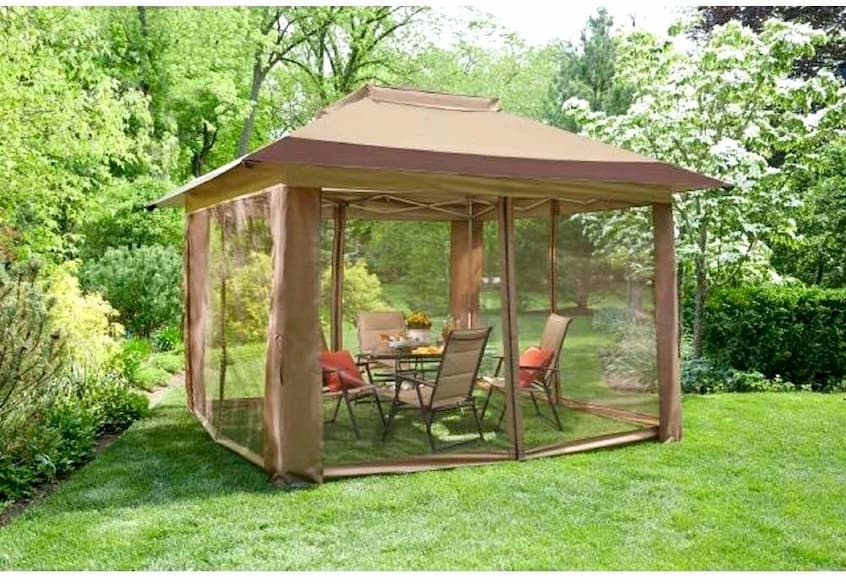 gazebo with insect net