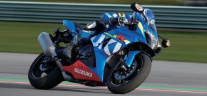 Riding Suzuki