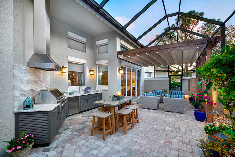 outdoor alfresco kitchen design