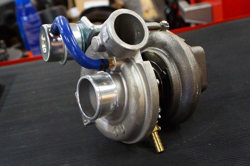 close-up of turbo 