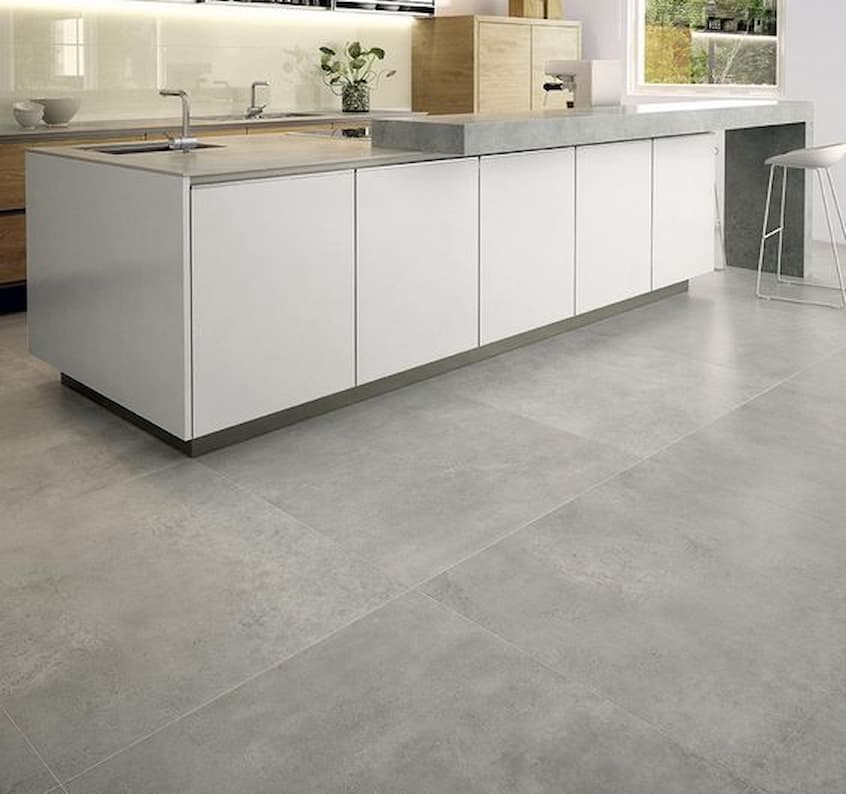 concrete kitchen flooring
