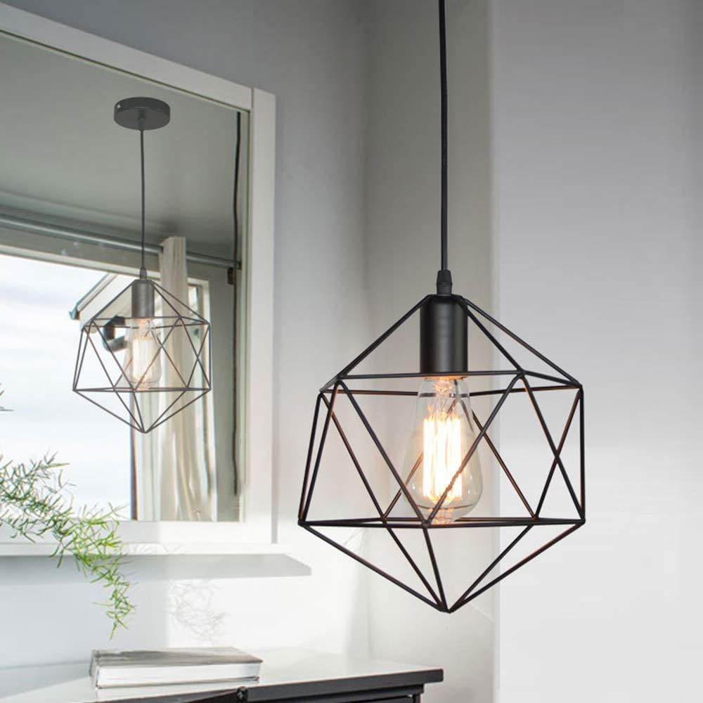 Cage pendants lights