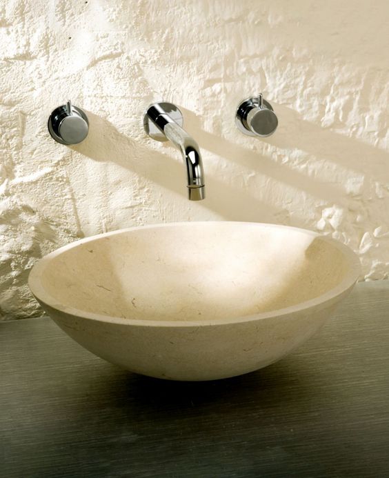 natural stone bathroom basin