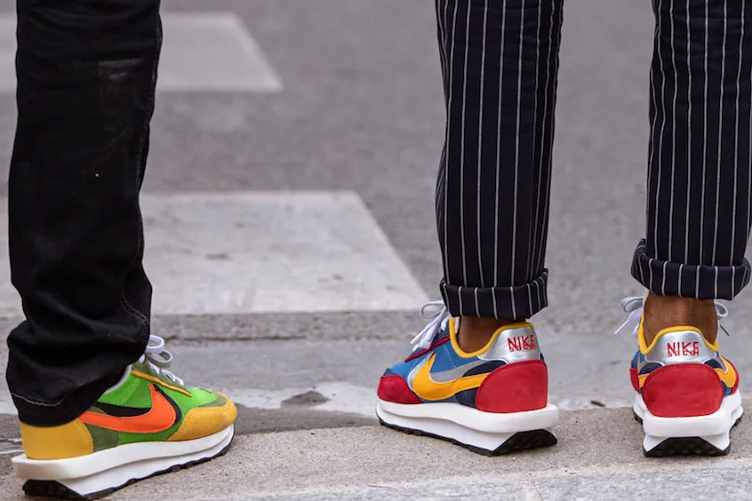 arch shoes with casual attire