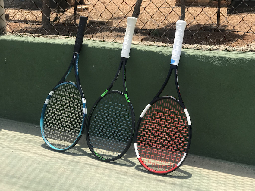 different types of tennis racquets