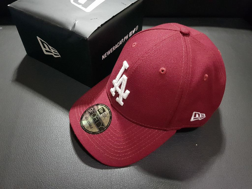 red new era cap 9forty