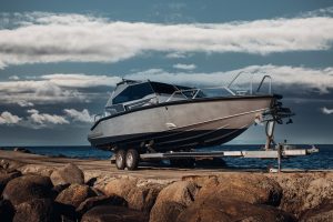 boat taken off the water