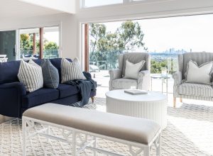 living room interior in Hamptons style