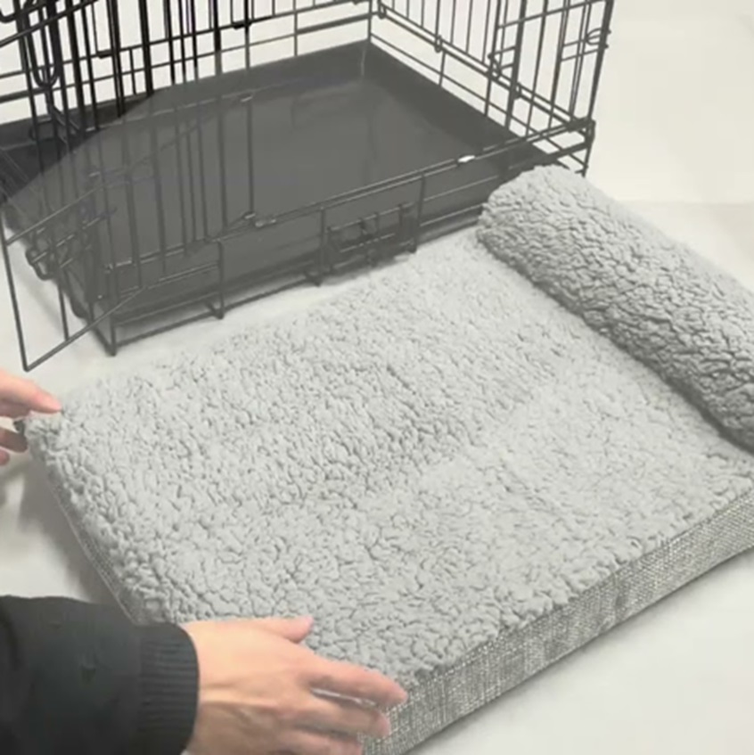 VEBO Orthopedic Dog Bed for Collapsible Wire Crate [Small]