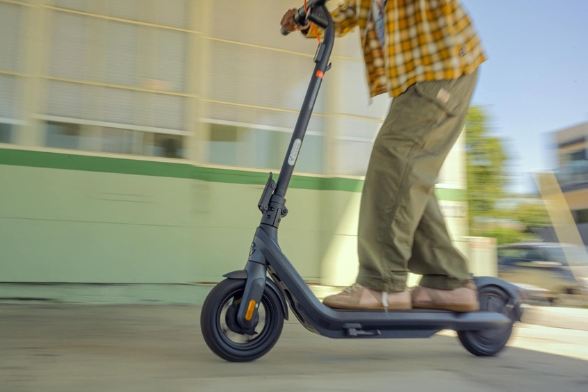 Segway Ninebot electric scooter on road