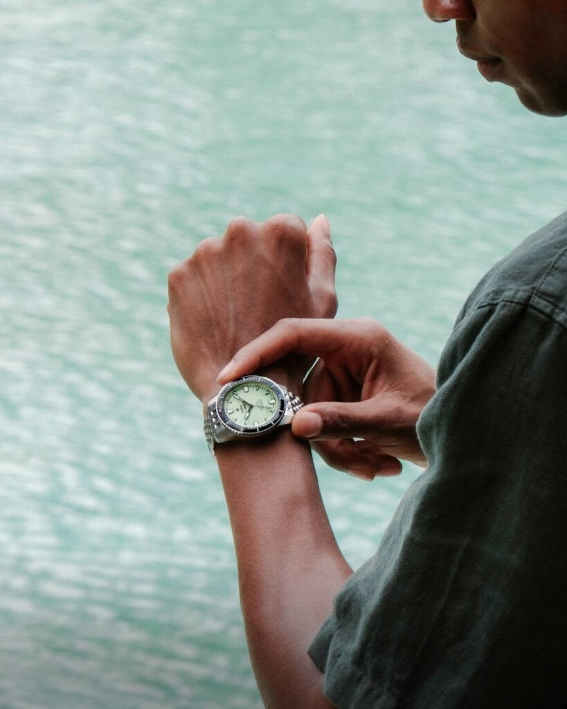 green-dial-watch