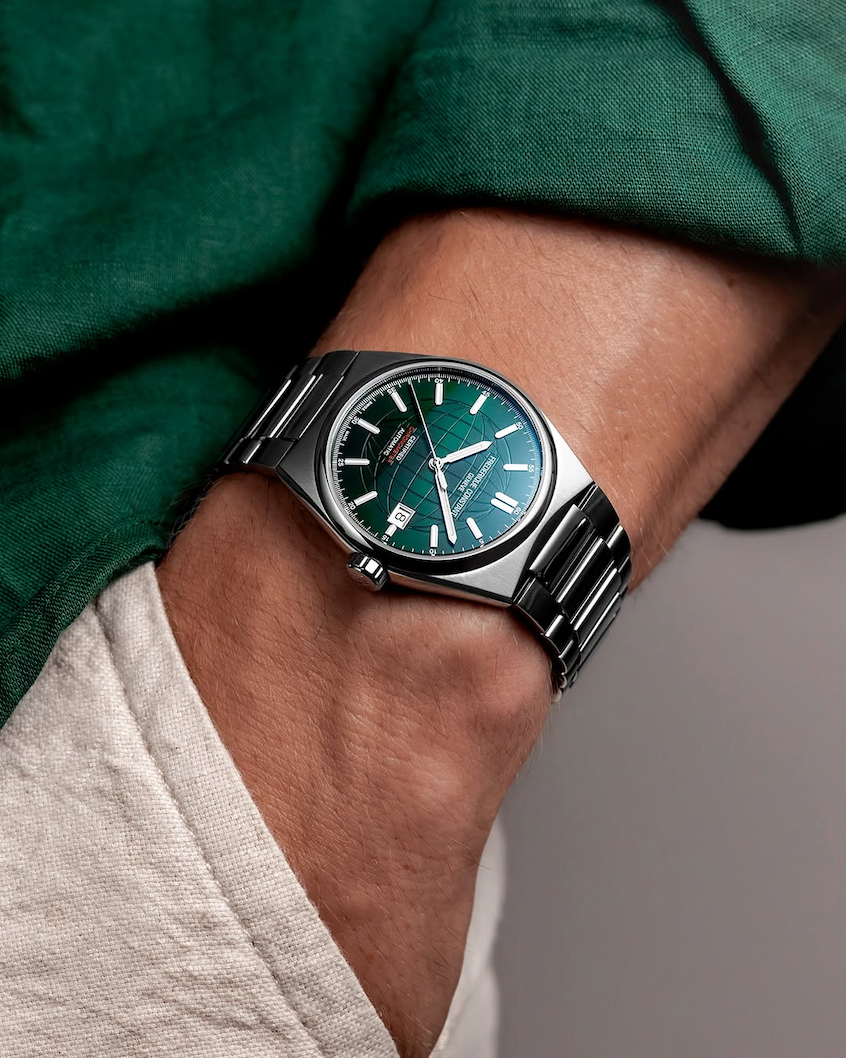green-dial-watch